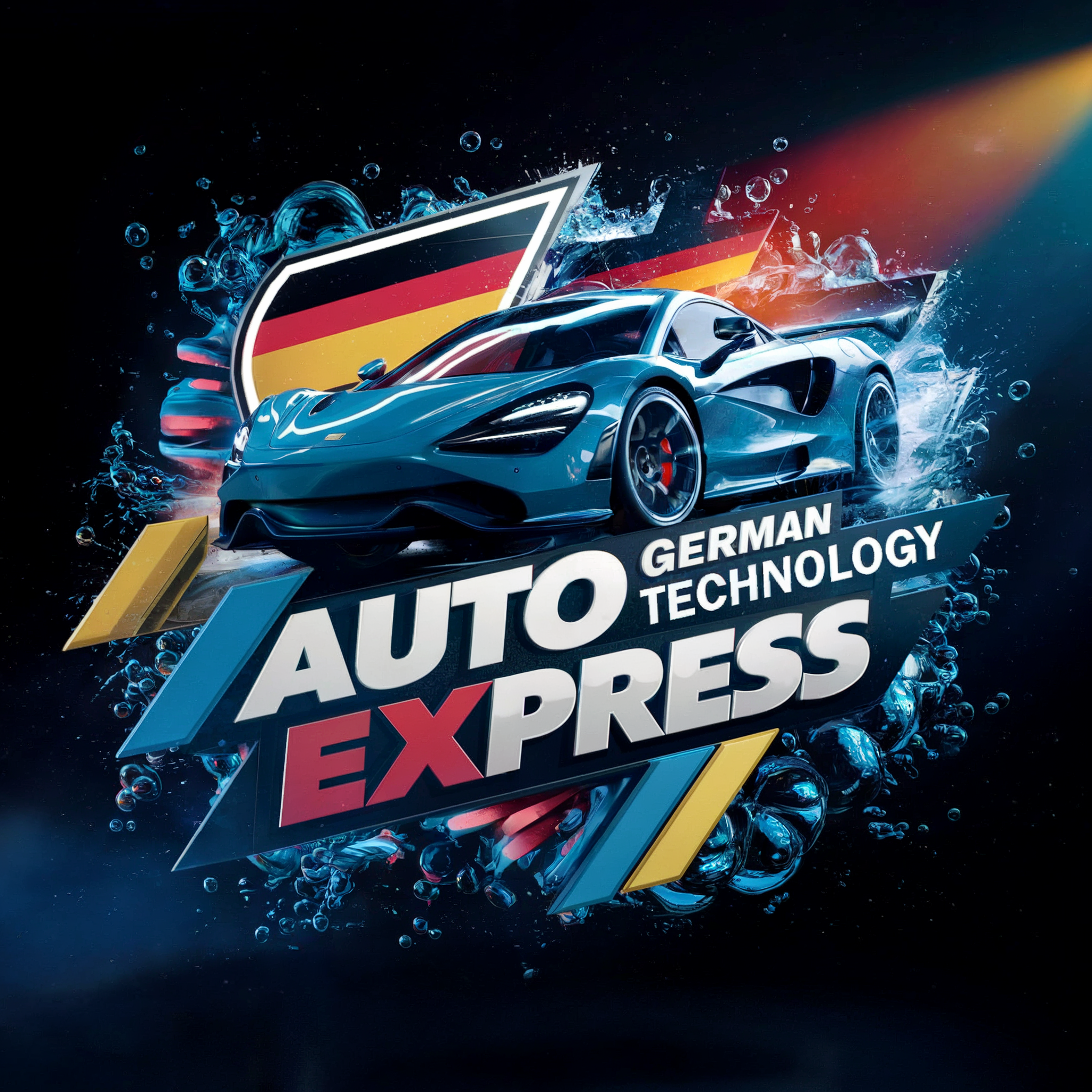 AX AutoExpress Car Wash Logo